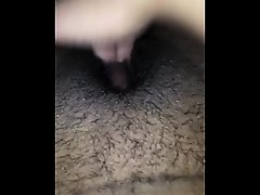 Rubbing & Fingering My Hairy Wet Pussy
