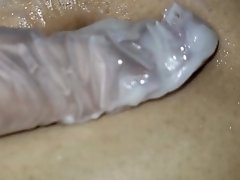 Hot wax in belly button